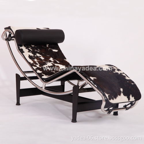 Living room furniture Le corbusier inspired LC4 lounge chair